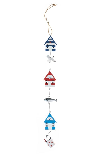 Beach Hut Vertical Garland