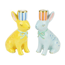 Load image into Gallery viewer, Ceramic Bunny Candle Holders
