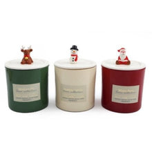 Load image into Gallery viewer, Christmas Candle Pots with Characters
