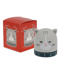 Load image into Gallery viewer, Wind - Up Kitchen Timer - Cat
