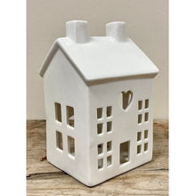 Load image into Gallery viewer, White Ceramic Tea Light Holder
