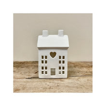 Load image into Gallery viewer, White Ceramic Tea Light Holder
