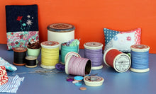 Load image into Gallery viewer, Cotton Reel Tins - Various Colours
