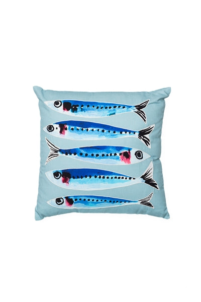 Family of Sardines Cushion