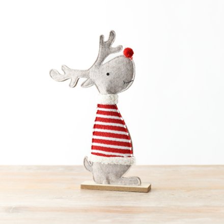 Felt Reindeer Decoration