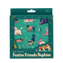 Load image into Gallery viewer, Festive Friends Napkins
