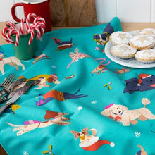 Load image into Gallery viewer, Festive Friends Tea Towel
