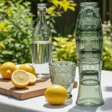 Load image into Gallery viewer, Stacking Glass Tumblers - Fish
