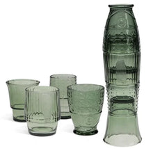 Load image into Gallery viewer, Stacking Glass Tumblers - Fish
