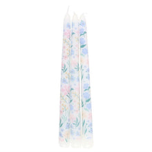 Load image into Gallery viewer, Set of 3 Ditsy Floral Taper Candles

