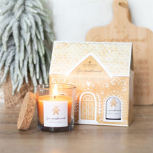 Load image into Gallery viewer, Set of 2 Gingerbread Cork Lidded Candles
