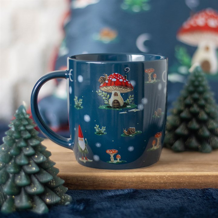 Gnome Sweet Gnome Mug - Mushrooms, Gnomes & Snails