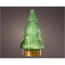 Load image into Gallery viewer, LED Glass Tree Ornaments - Various Colours
