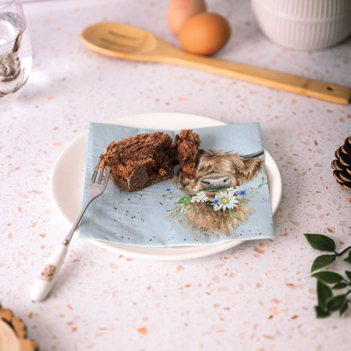 Highland Cow - Daisy Coo Napkins