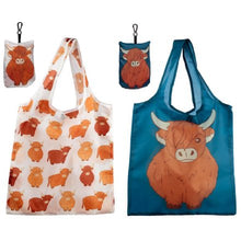 Load image into Gallery viewer, Highland Cow Shopping Bags
