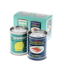 Load image into Gallery viewer, Lemons &amp; Harrisa Salt &amp; pepper Shakers

