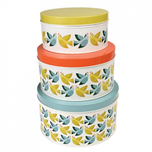 Load image into Gallery viewer, Love Birds Round Cake Tins
