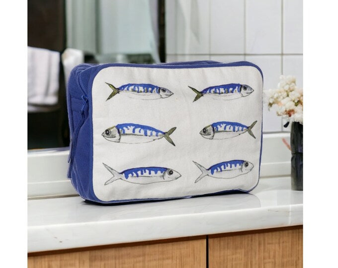 Mackerel Wash Bag