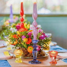 Load image into Gallery viewer, Tall Glass Candle Holder
