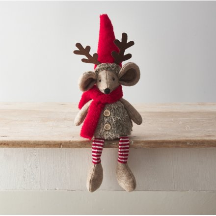 Nordic Mouse with Antlers