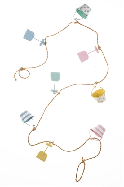 Pastel Buckets & Spade Garland