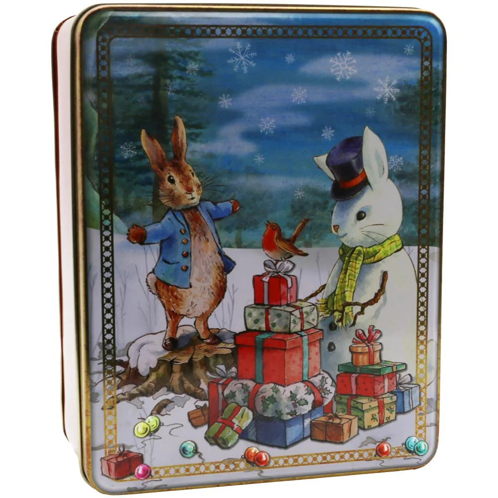 Peter Rabbit Christmas Rectangular Tin