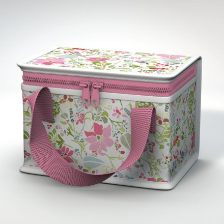 Julia Dodsworth Pink Floral Lunch Bag