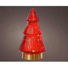 Load image into Gallery viewer, LED Glass Tree Ornaments - Various Colours
