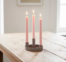 Load image into Gallery viewer, Round Metal Candelabra
