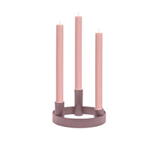 Load image into Gallery viewer, Round Metal Candelabra
