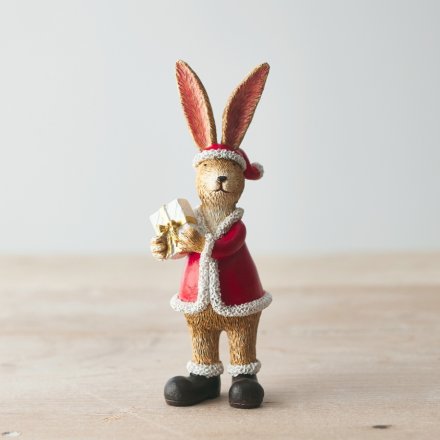 Standing Santa Rabbit