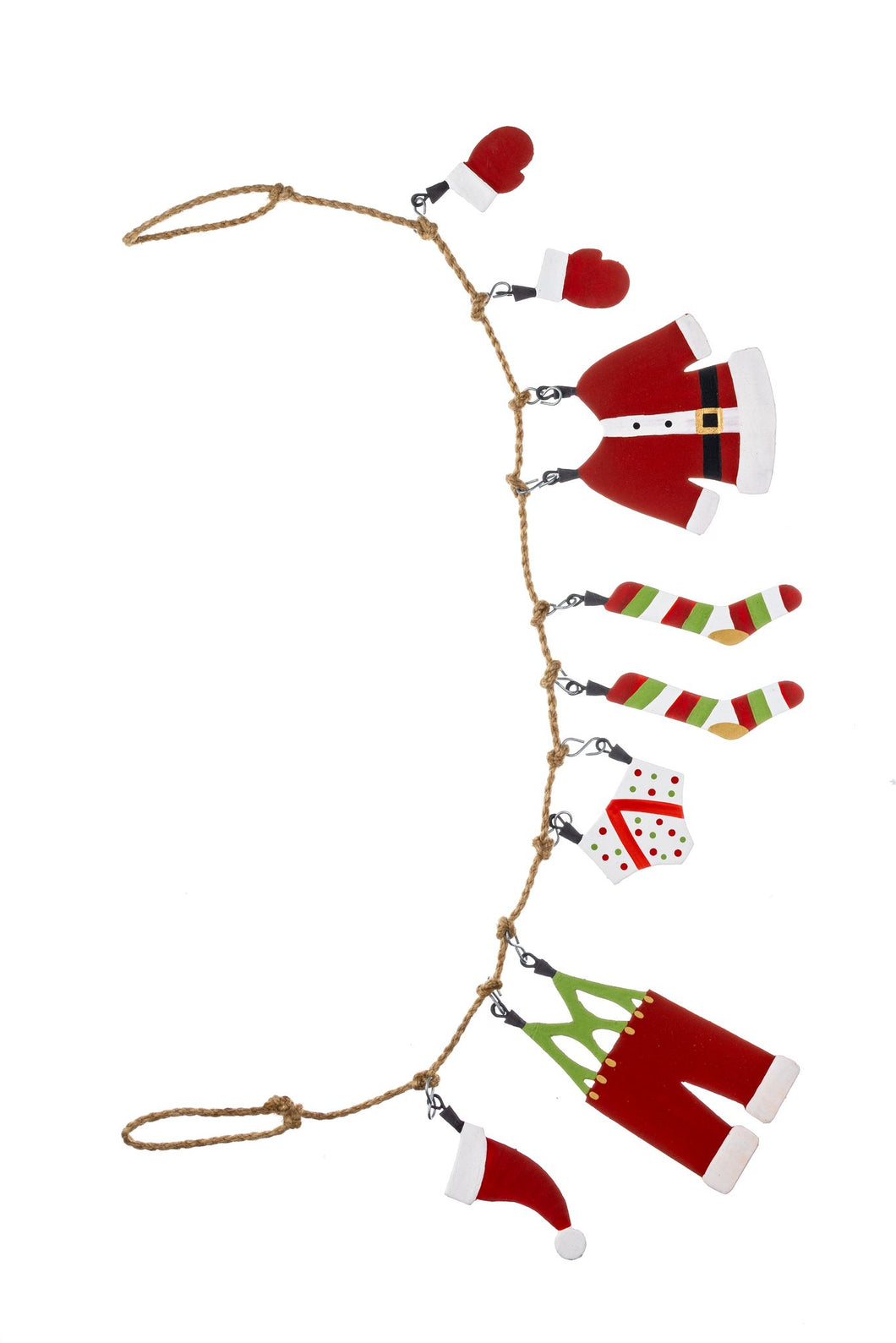 Christmas Garland - Santa's Washing Line