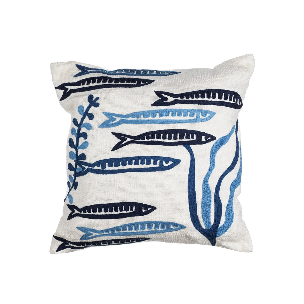 Sardines & Seaweed Cushion