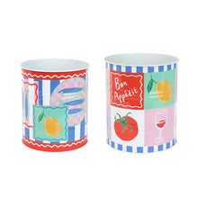 Load image into Gallery viewer, Bon Appetit Storage Tins - Various Sizes
