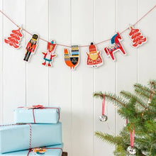 Load image into Gallery viewer, Wooden Nordic Christmas Garland
