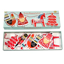 Load image into Gallery viewer, Wooden Nordic Christmas Garland
