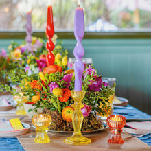 Load image into Gallery viewer, Tall Glass Candle Holder
