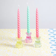 Load image into Gallery viewer, Glass Candle Holders - Double Ended
