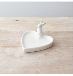 Bunny Heart Trinket Dish