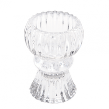Load image into Gallery viewer, Glass Candle Holders - Double Ended
