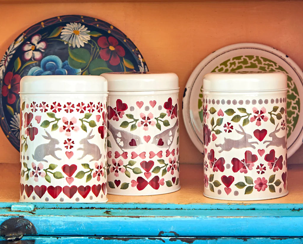 Emma Bridgewater Storage Caddies - Love Birds - Set of 3