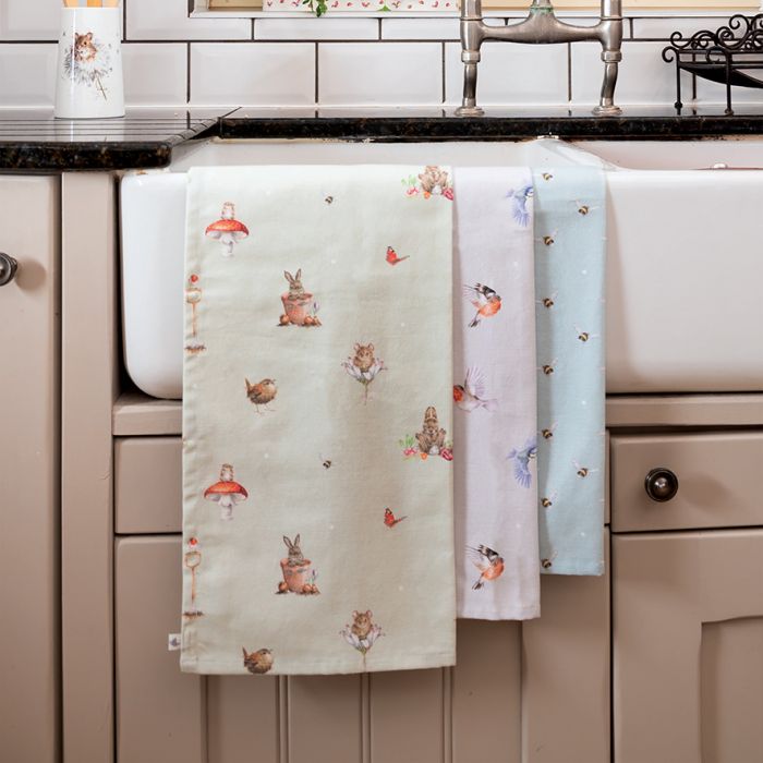 Garden Friends Tea Towel