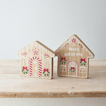 Load image into Gallery viewer, Wooden Gingerbread Houses
