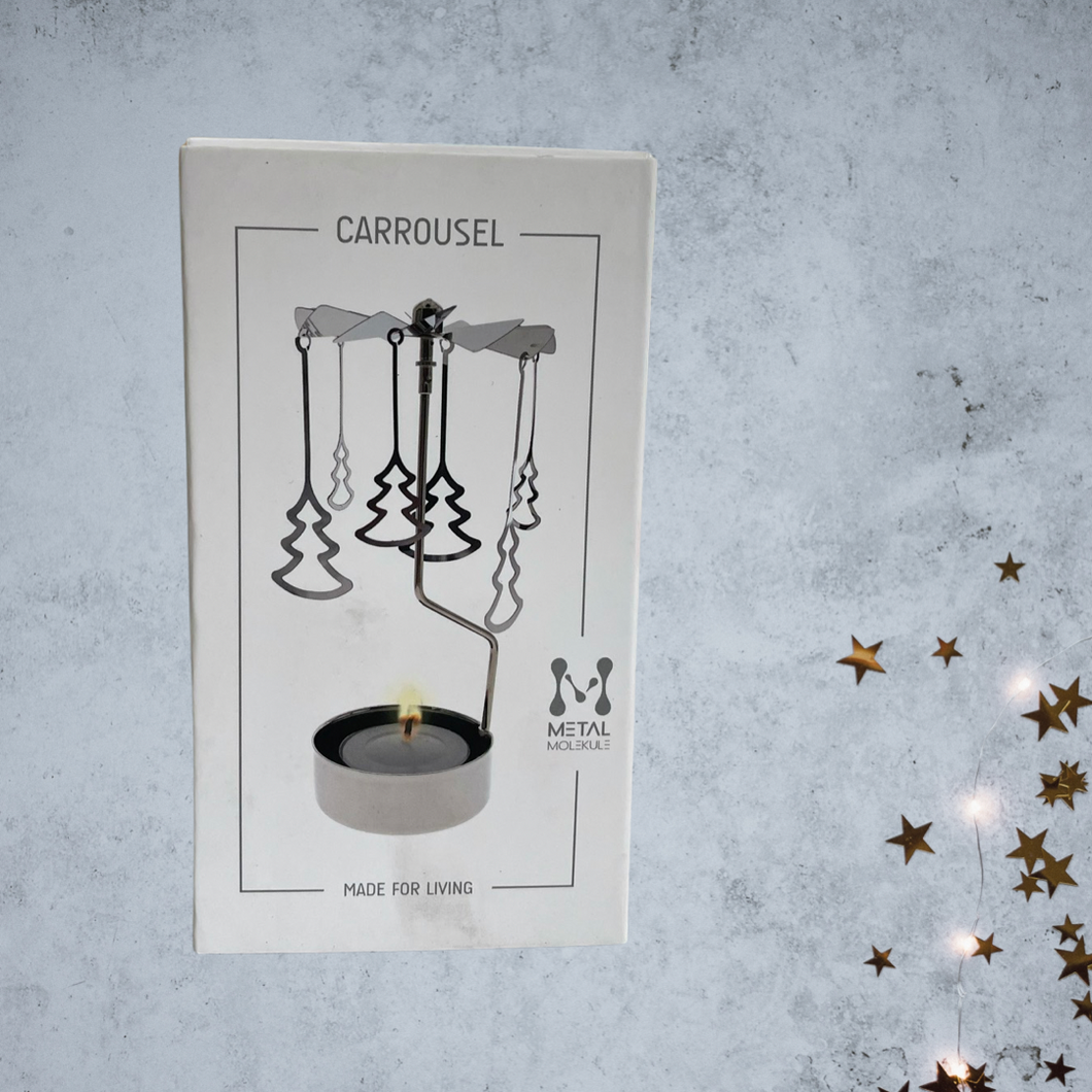 Rotating Christmas Tea Light Holder