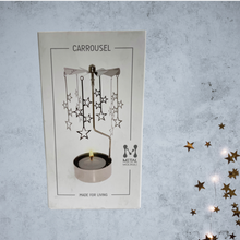Load image into Gallery viewer, Rotating Christmas Tea Light Holder
