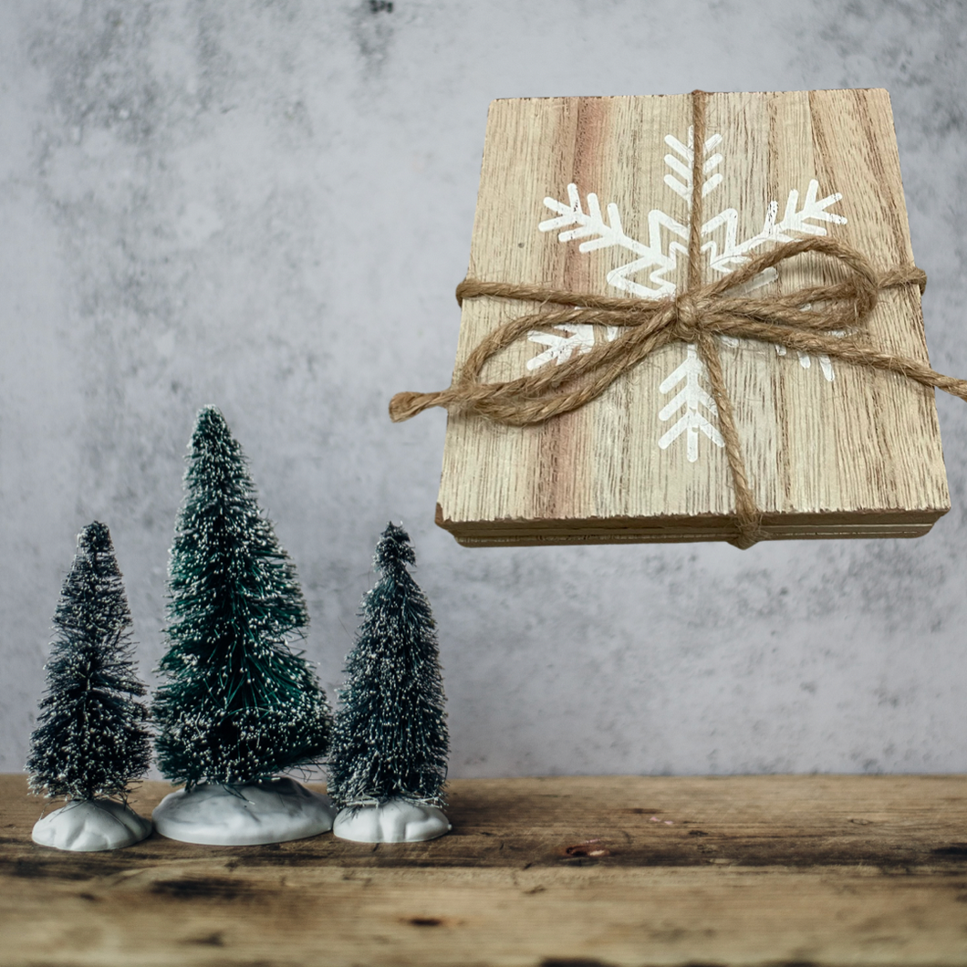 Snowflake Coaster Set