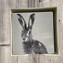 Load image into Gallery viewer, Hare Print Coaster Set
