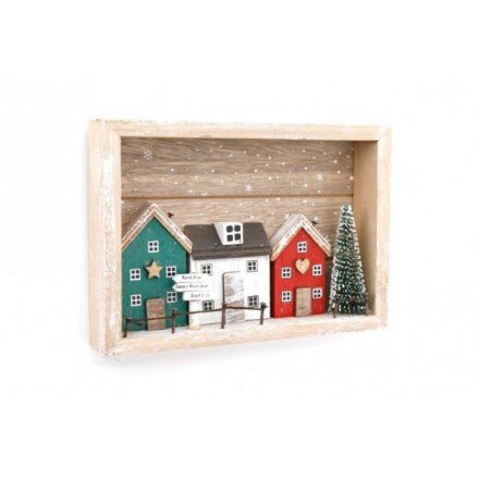 Red & Green Nordic House Scene