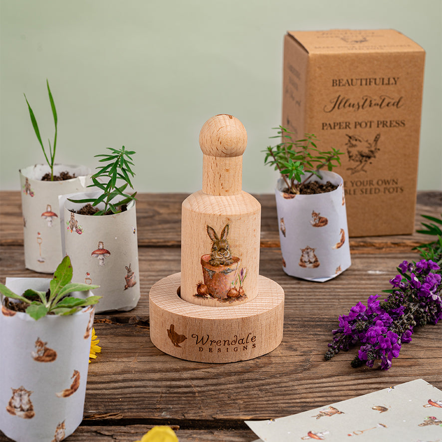 Garden Friends Paper Pot Press
