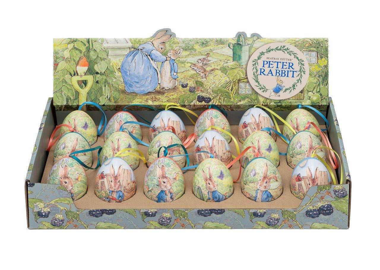 Peter Rabbit Small Tin Easter Eggs The Butterfly and Bee Gift and Homeware